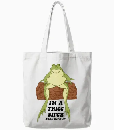 I'm a Think Bitch Tote Bags - White