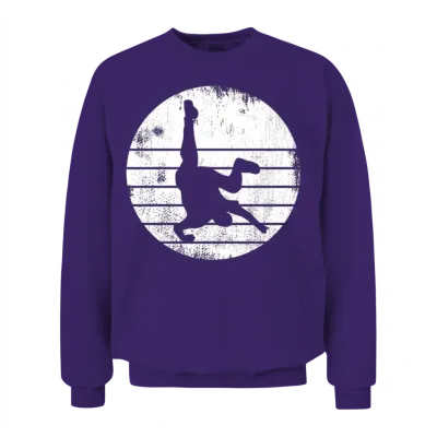 Break Dancer Sketch Unisex Sweatshirt - Purple