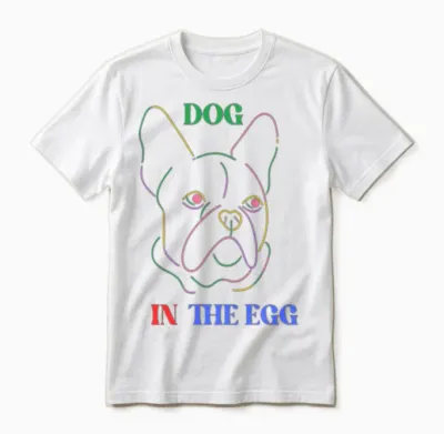 Dog in the Egg Unisex T-Shirt - White