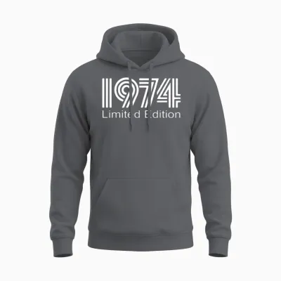 Limited Edition 1974 Unisex Hoodie - Charcoal