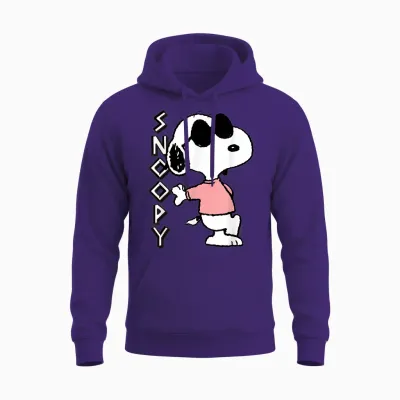 Peanuts - Snoopy Joe Cool Unisex Hoodie - Purple