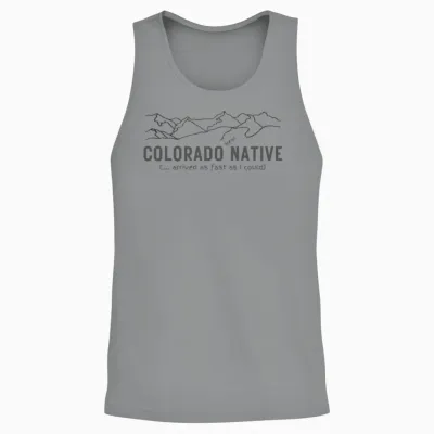 Colorado Near Native - Light Background Unisex Tank Top - Sport Grey