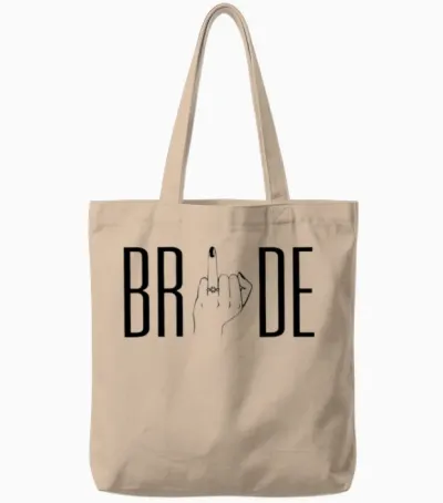 Ring Finger Tote Bags - Natural
