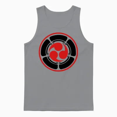 Japan Symbol Mitsu Tomoe Shinto Aikido Judo Karate Unisex Tank Top - Sport Grey