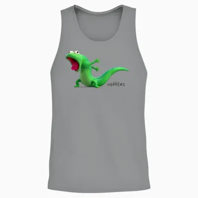Disney Pixar Hoppers Tom Lizard Coughing Funny Movie Scene Unisex Tank Top - Sport Grey