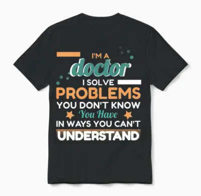 Problem-Solver: Doctor Edition Unisex T-Shirt - Black