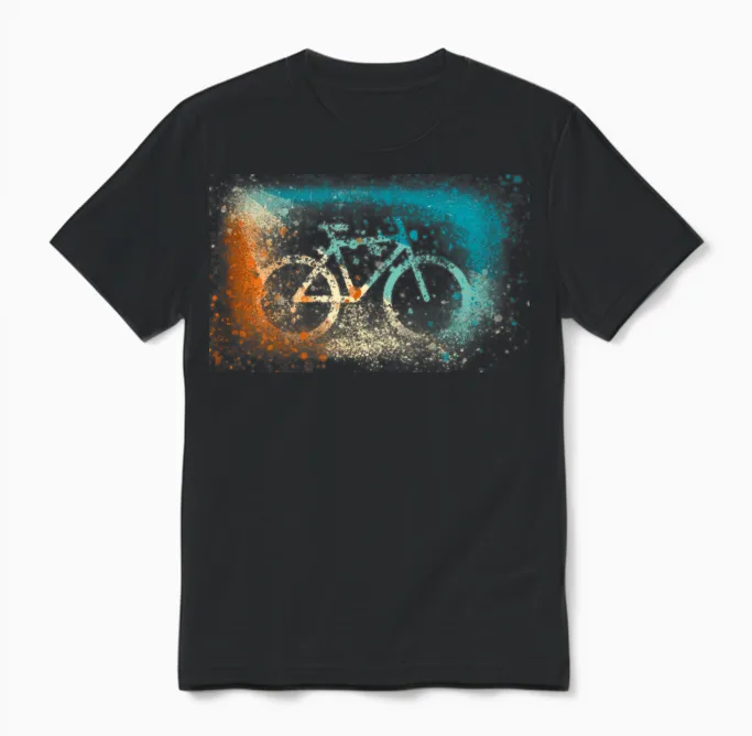 Bike,retro,vintage, Bicycle Unisex T-Shirt - Black