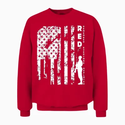 Deployed Red Friday Unisex Sweatshirt - Red