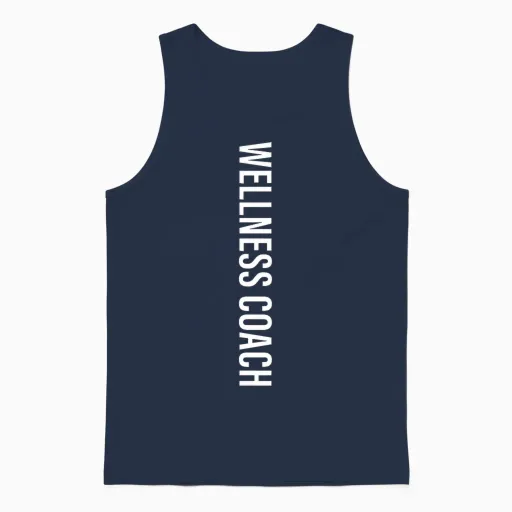 Coach De Bien-être Vertical Unisex Tank Top - Navy