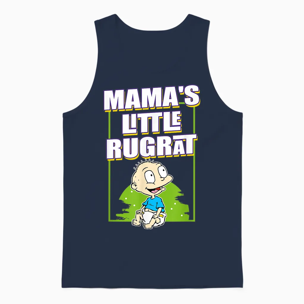 Mama's Little Rugrat - Tommy Pickles Unisex Tank Top in Navy