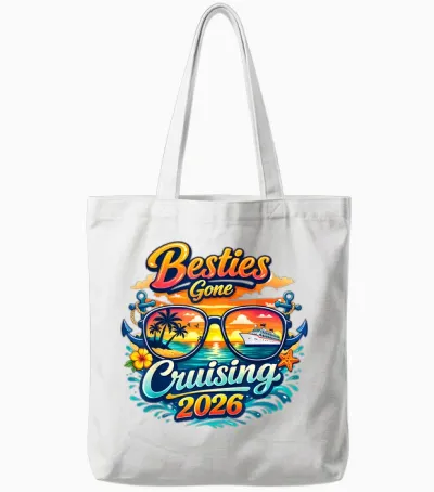 Coole Passende Kreuzfahrt 2026 Für Mädchen Tote Bags - White