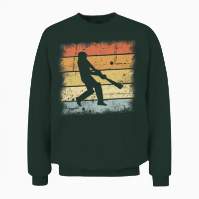 Cricket Retro Unisex Sweatshirt - Forest