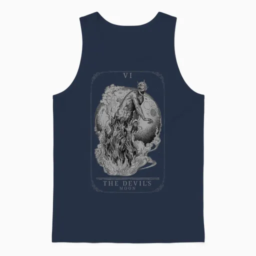 Hunt: Showdown Devil's Moon Unisex Tank Top in Navy