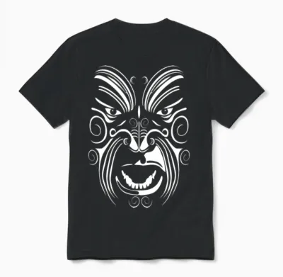 Tatouage Maori Blanc Unisex T-Shirt - Black