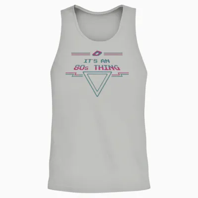 It S an 80s Thing Retro Unisex Tank Top - Ash