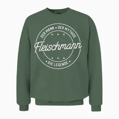 Fleischmann Der Mann Der Mythos Die Legende Unisex Sweatshirt - Military Green