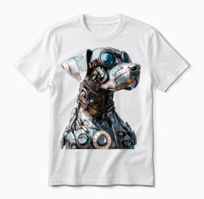 Ai Dog Unisex T-Shirt - White
