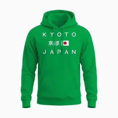 Kyoto Japan Unisex Hoodie - Irish Green