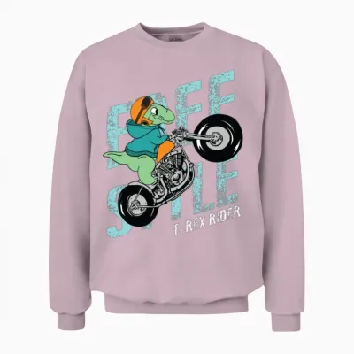 Funny Children 55 Unisex Sweatshirt - Light Pink