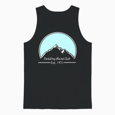 Alano Club of Redding Ca Unisex Tank Top - Black