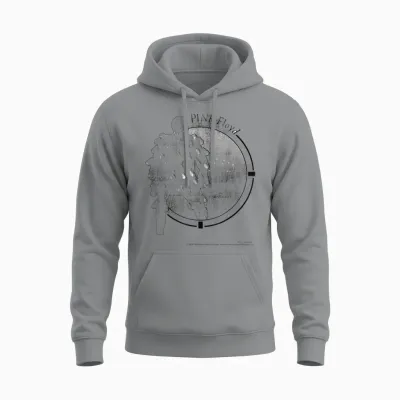 Pink Floyd Pink Floyd Silhouette De Tonnerre Délicate Unisex Hoodie - Sport Grey