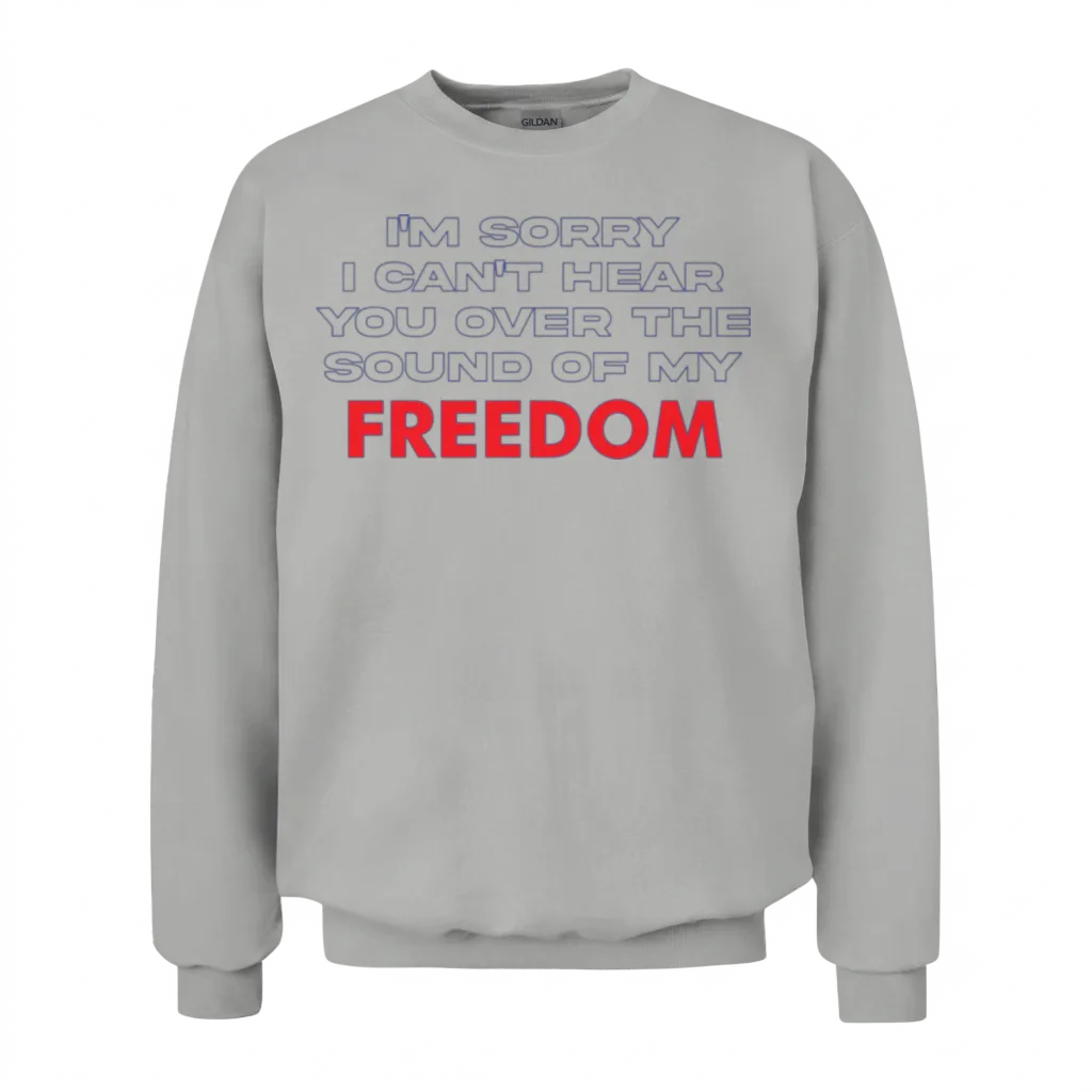 The Sound of My Freedom β Patriotic & 4th July Unisex Sweatshirt - Ash
