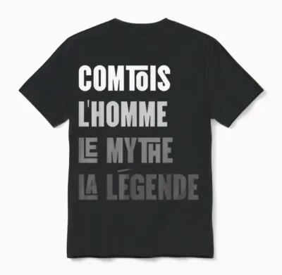 Comtois Men's Myth Legend Gift Idea Humour Franche-Comté Unisex T-Shirt - Black