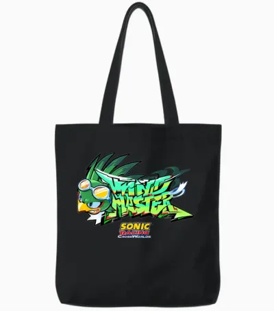 Sonic the Hedgehog: Crossworlds Tote Bags - Black