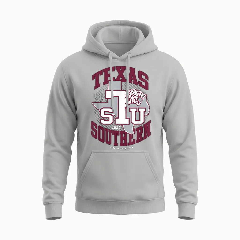 Texas Southern University - Tsu - Hbcu - Tiger Pride Unisex Hoodie in Ash