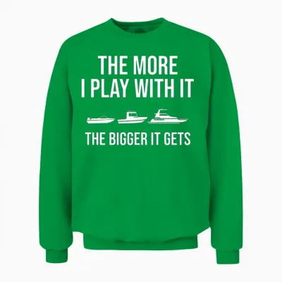 Boating Funny Boat Captain Unisex Sweatshirt - Irish Green