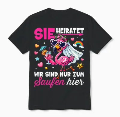 Stag Party Women's T-Shirt Hen Night Hen Party Women's T-Shirt, Black, S Unisex T-Shirt - Black