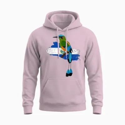 El Salvador Torogoz, El Salvador Unisex Hoodie - Light Pink