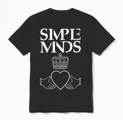 Simple Minds Unisex T-Shirt - Black