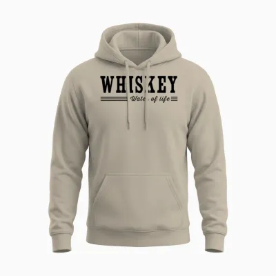 Whiskey. Water of Life Unisex Hoodie - Sand
