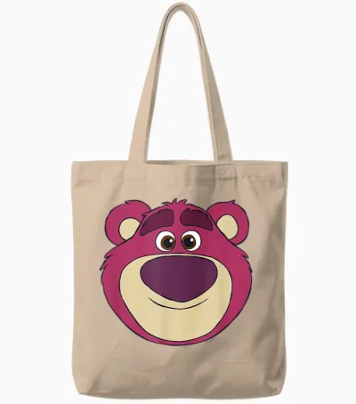 Disney and Pixar's Toy Story Lotso Bear Big Face Costume Tote Bags - Natural