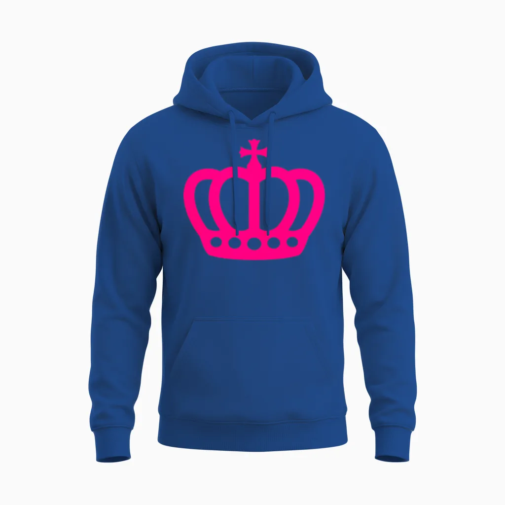 Crown Unisex Hoodie in Royal