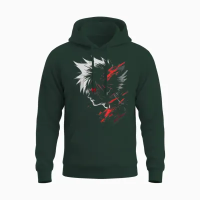 @n!my Anime Manga Pattern Art Anime T-Shirt, Black, Unisex-Adults, Unisex-Children, Short Sleeve, T-Shirt, Anime, S Unisex Hoodie - Forest