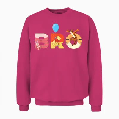 Disney Winnie the Pooh and Friends Bro Family Trip Matching Unisex Sweatshirt - Heliconia