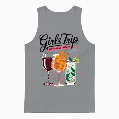Passendes Outfit Für Mädels: Trip Better Than Therapy Unisex Tank Top - Sport Grey