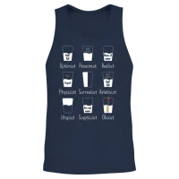 Oboe Water Orchestra Musician Oboist Optimist Unisex Tank Top - Navy – 2