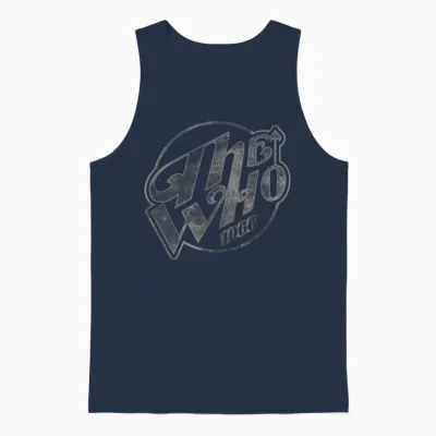 The Who Offizielles Vintage Faded Logo 1966 Unisex Tank Top - Navy