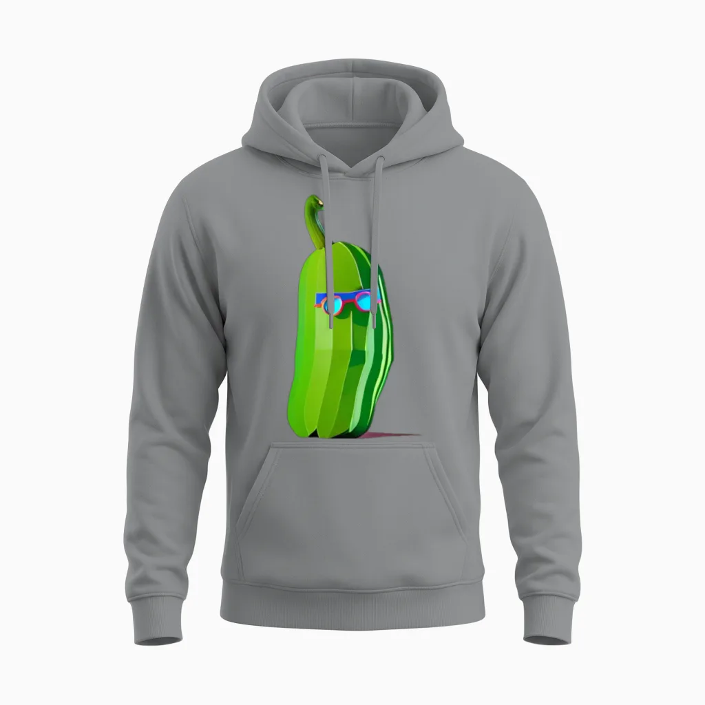 Serious Chini Unisex Hoodie - Sport Grey
