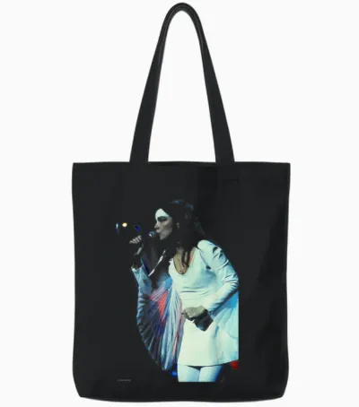 Andy Willsher Bjork Homogenic Tour Angel Dress 1997 Tote Bags - Black