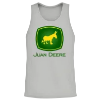 Juan Deere - the Farmer - the Gardener - The Unisex Tank Top - Ash – 2