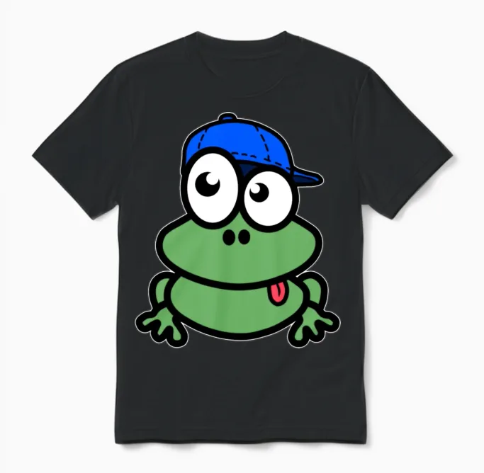 Animal Funny Unisex T-Shirt in Black