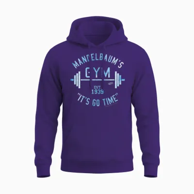 Seinfeld Mandelbaum's Gym Unisex Hoodie - Purple