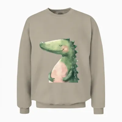 Funny Dragon Unisex Sweatshirt - Sand
