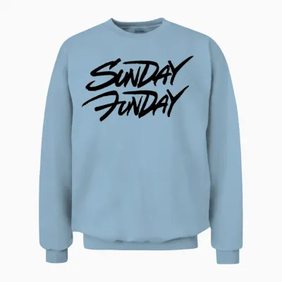 Sunday Funday Unisex Sweatshirt - Light Blue