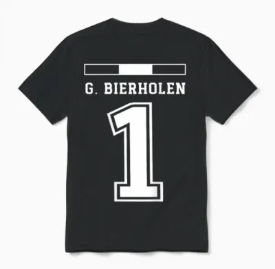 österreich Trikot Lustige Namen G. Bierholen Unisex T-Shirt - Black