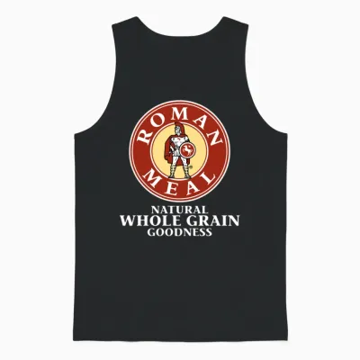 Roman Meal Unisex Tank Top - Black